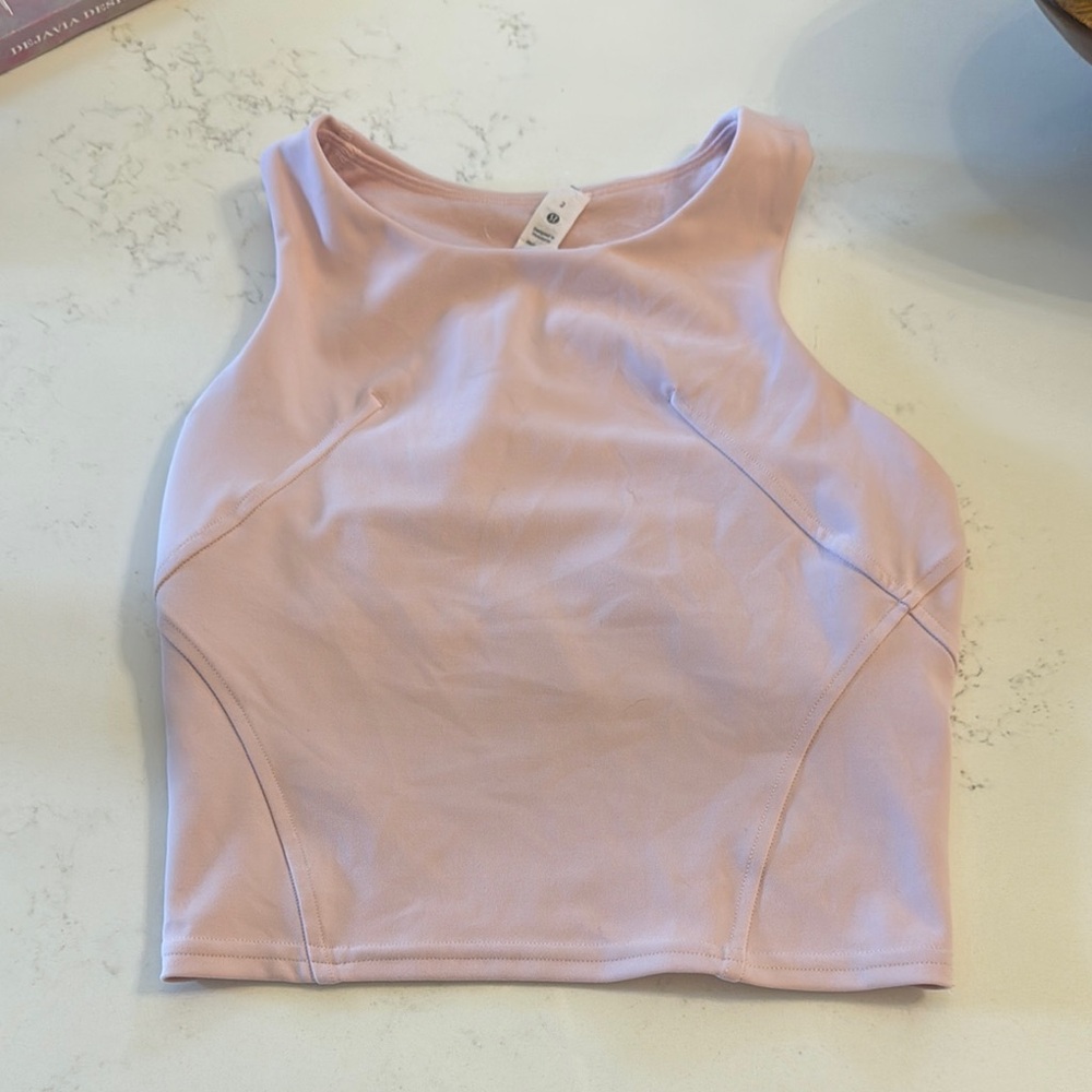 Lululemon Wunder Train Racerback Light Pink Tank